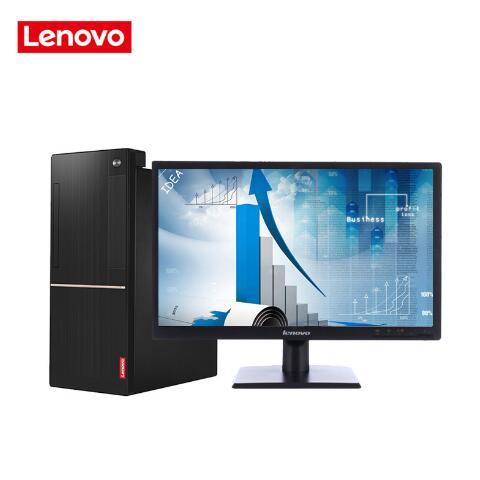 操b视屏联想（Lenovo）扬天M6201C 商用台式机(I3-6100 4G 1T  DVD  2G独显  21寸)